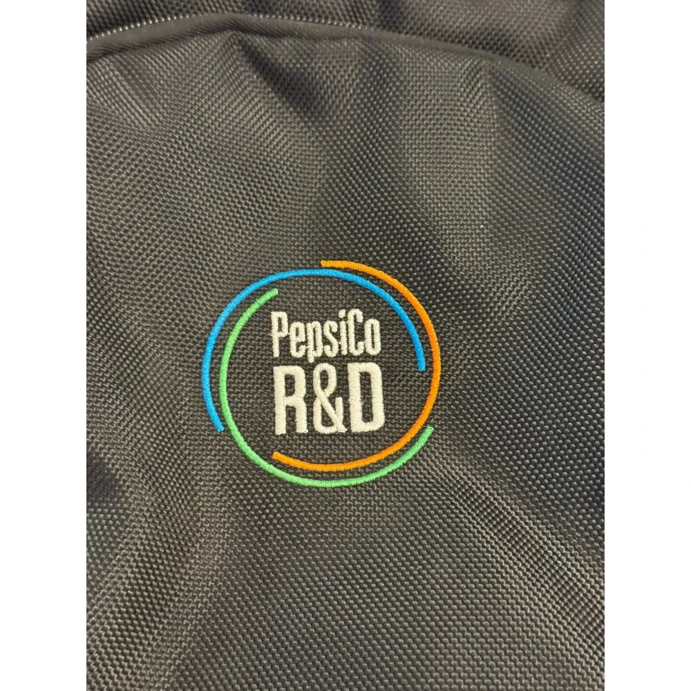 OGIO Stratagem Laptop Backpack Black PepsiCo R&D Embroidered Tech Bag
